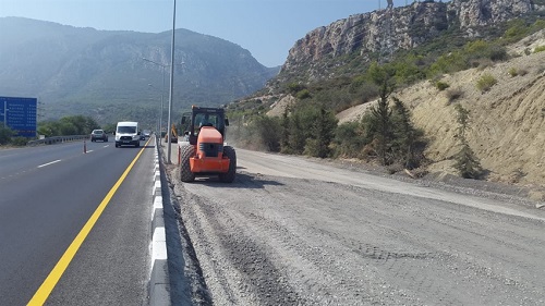 North Cyprus News - Kyrenia-Nicosia Highway - roadworks