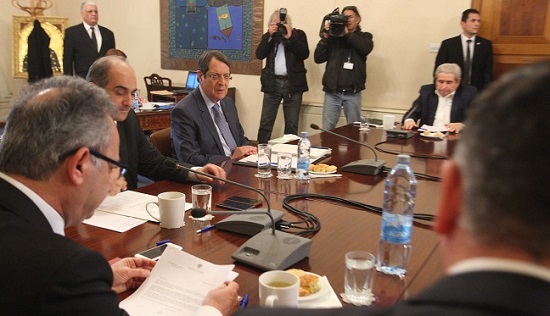 North Cyprus News - Anastasiades briefs national council
