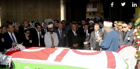 North Cyprus News - Aydin Denktas - Funeral